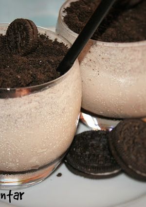 Una foto de Batido helado de oreo