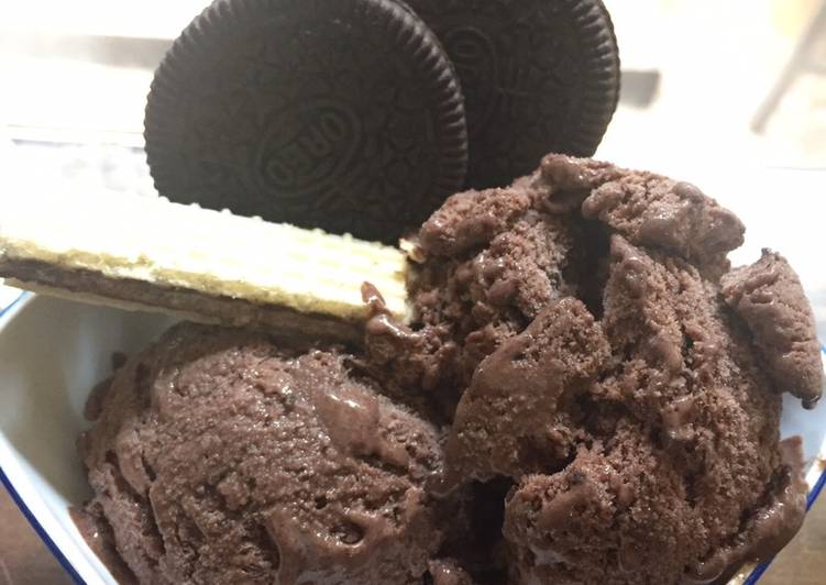 Bagaimana mengolah Es krim Coklat endolita (mudah dan pasti enak) Anti Gagal