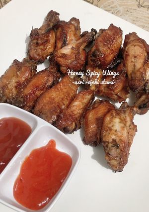 Foto resep Honey Spicy Wings