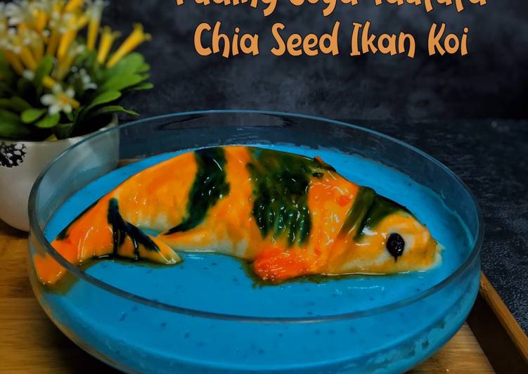 Puding Soya Taufufa Chia Seed Ikan Koi, Resepi Percuma 2021