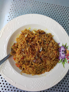 A picture of Jallof rice.