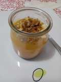 Flan de mandarina