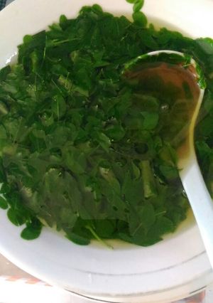 Foto resep Sayur bening daun kelor