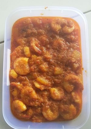 Foto resep Udang Kentang Balado tanpa Pete