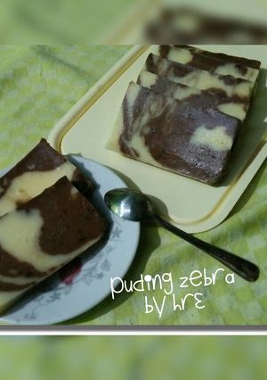 Foto resep Puding Zebra