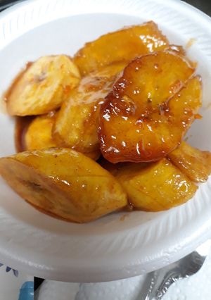 A picture of Sticky Plantains.