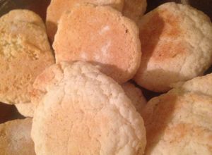 Una foto de Galletas de limón -veganas
