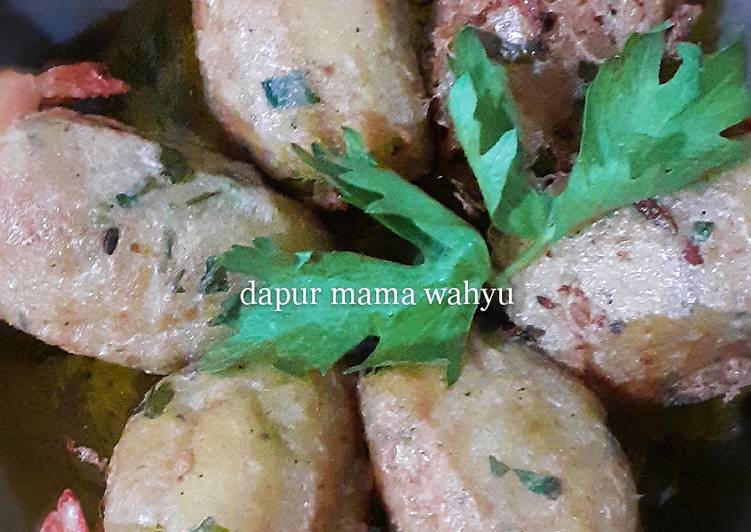 Cara Gampang Membuat Udang balut kentang, Enak