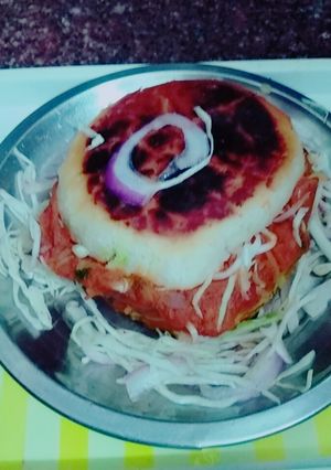 A picture of Veg hot dog.