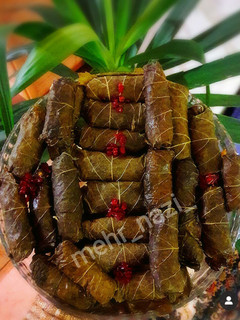 عکسی از دستور دلمه برگ مو