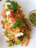 Crispy Chili Prawns Salad • SUPER EASY PRAWNS RECIPE •Thai Crispy Prawn Salad |ThaiChef food