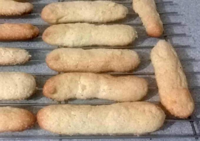 Galletas Vainilla | Lady Fingers ? Receta de Mirna Lucia- Cookpad