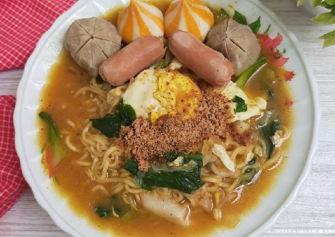 Resep Mie Kuah Sedap Soto Spesial Oleh Rahma Bunda Radit And Rafa Cookpad