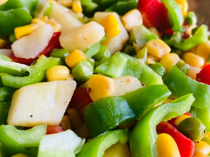 Easy Way Make Colourful Salad the Delicious You can take Joss in your mouth