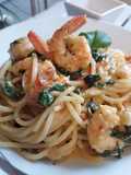Vapiano-Style Scampi and Spinach Pasta (Shrimp and Spinach Pasta)