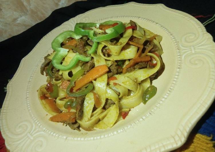 Stir fry pasta