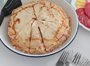 Foto principal de Panqueques doña Petrona para torre de panqueques salada