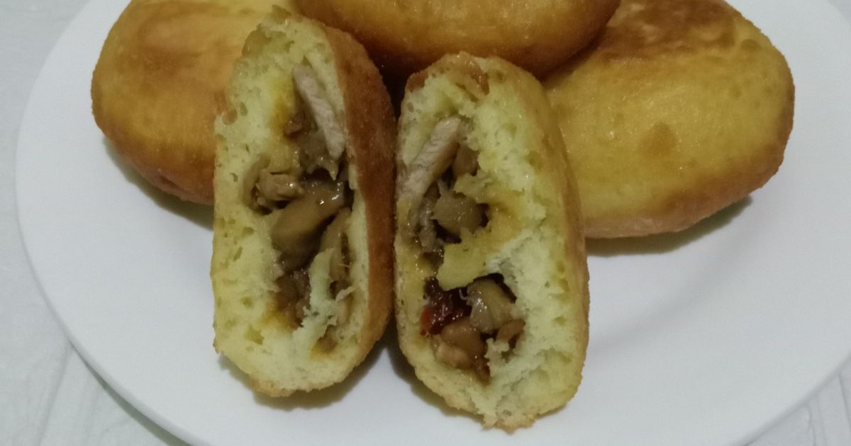Resep Roti Goreng Isi Jamur Ayam oleh Ratna Rasuan - Cookpad