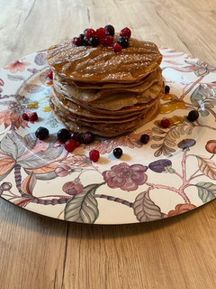 Una foto de Tortitas de frutos rojos