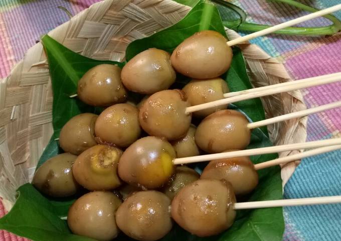 156. Sate telur puyuh