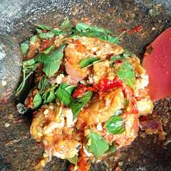 A picture of Sambal tempe kemangi.