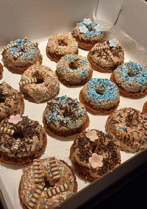Kinderriegel-Donuts Rezepthauptbild