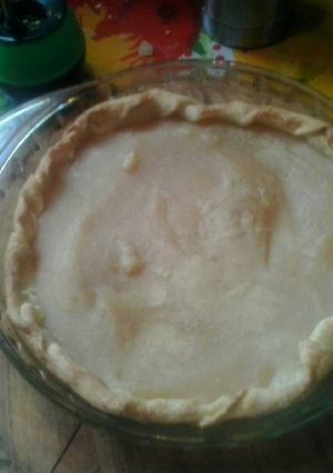 Una foto de Pastel de peras facil y rapida