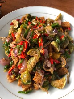 Foto resep Oseng 3T (teri terong tempe)
