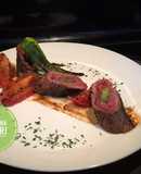 Rollo blackened & Verduras Rostizadas
