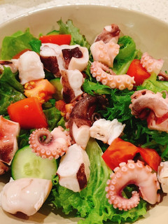 涼拌章魚沙拉 的食譜成品照片