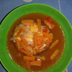 รูปของ Telur ceplok pedas manis