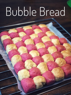 Foto resep Bubble Bread Merah Putih