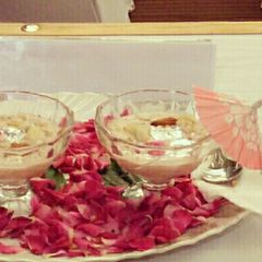 A picture of Paneer gulkand kheer.