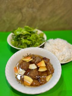 Hình của món Bún Chả.