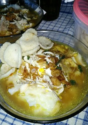 Foto resep Bubur Ayam Kuah kuning