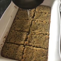 A picture of Hilbeh farina sweet الحلبه.