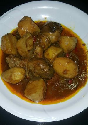 A picture of Potato poriadge.