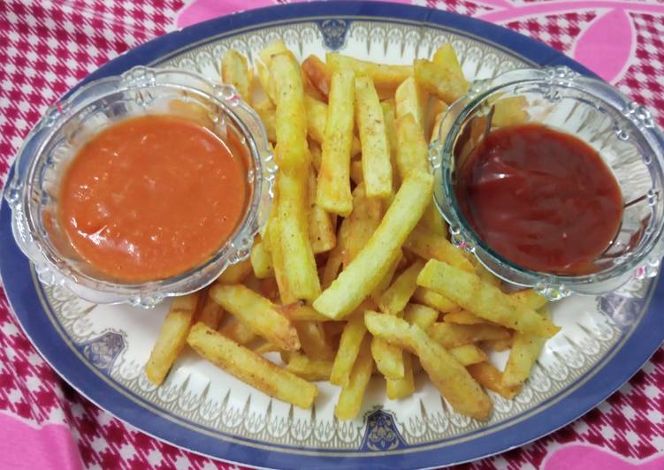 Recipe of Perfect Crispy French Fries