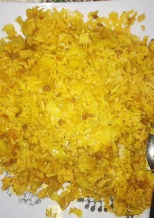 عکسی از دستور کلم پلو