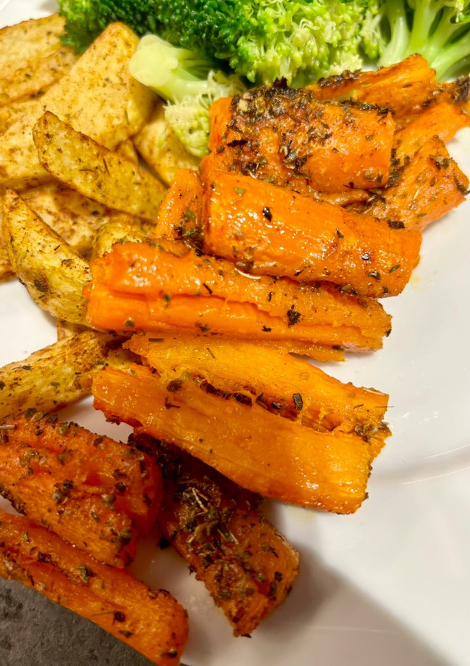 Una foto de Zanahorias especiadas en airfryer 🥕