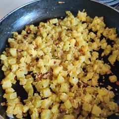 A picture of Chayote/ chow chow fry.
