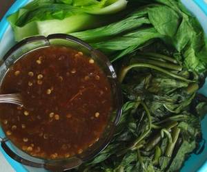 Praktis, Memasak Rujak Kangkung Gurih Mantul