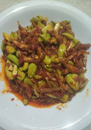 Foto resep Balado teri dan pete