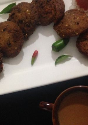 A picture of Shami kabab.