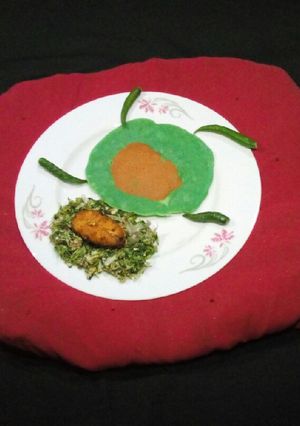 লাল সবুজ এ চিতই রেসিপির প্রধান ছবি