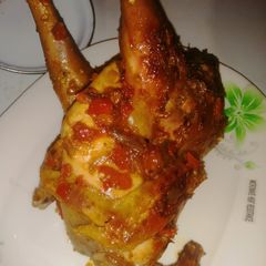 A picture of Stuffed grilled chicken.