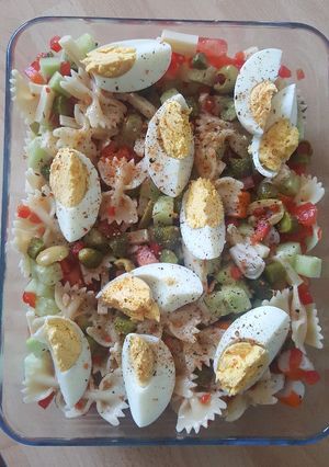 Une photo de Salade fraîche de pâtes