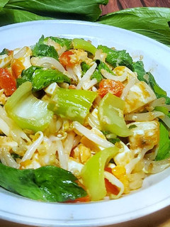 Foto resep Tumis Tauge Tomat Telur Asin +pakcoy #pr_recookmasakanberawalanT