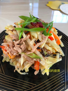 薯薯雙椒耳炒肉絲 的食譜成品照片