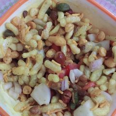 Bhel puri A picture of Bhel puri.